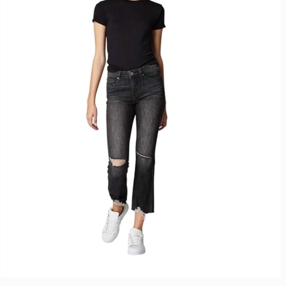 Blank NYC The Varick Kick Flare Jeans Sz 30 black